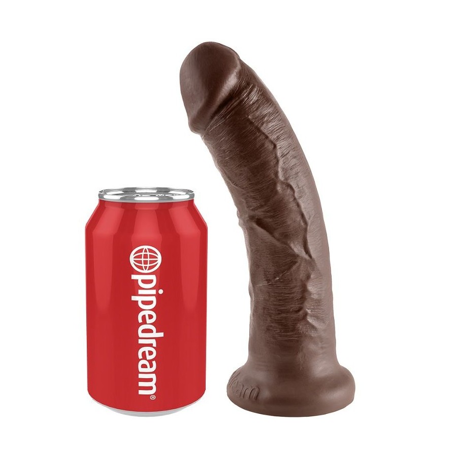KING COCK - 8 GODE MARRON 20.3 CM